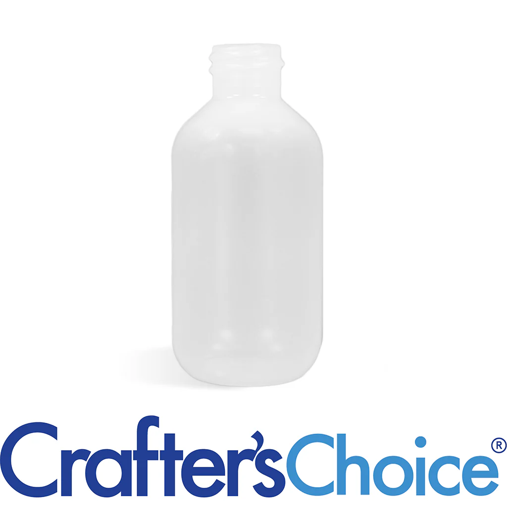 2 oz Natural LDPE Boston Round Bottle - 20/410