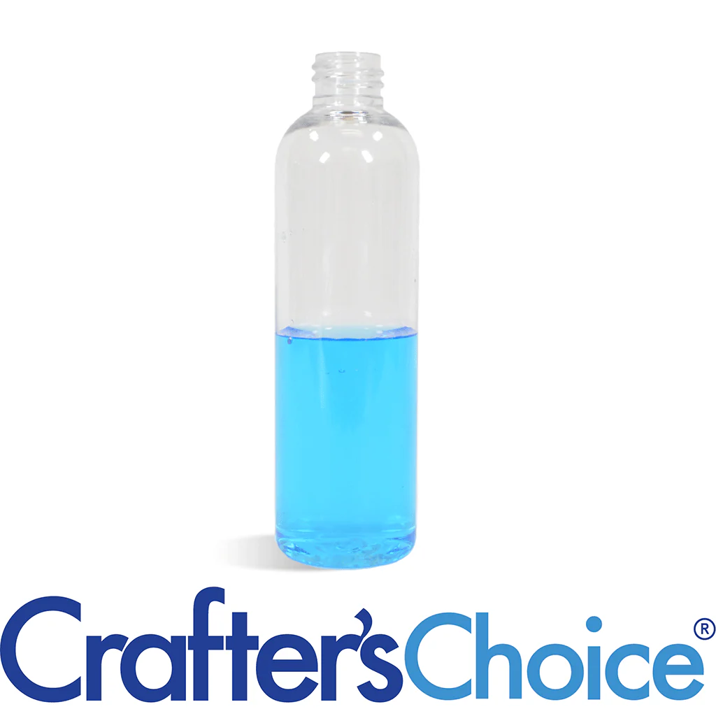 4 oz Clear Round Bullet Plastic Bottle - 24/410