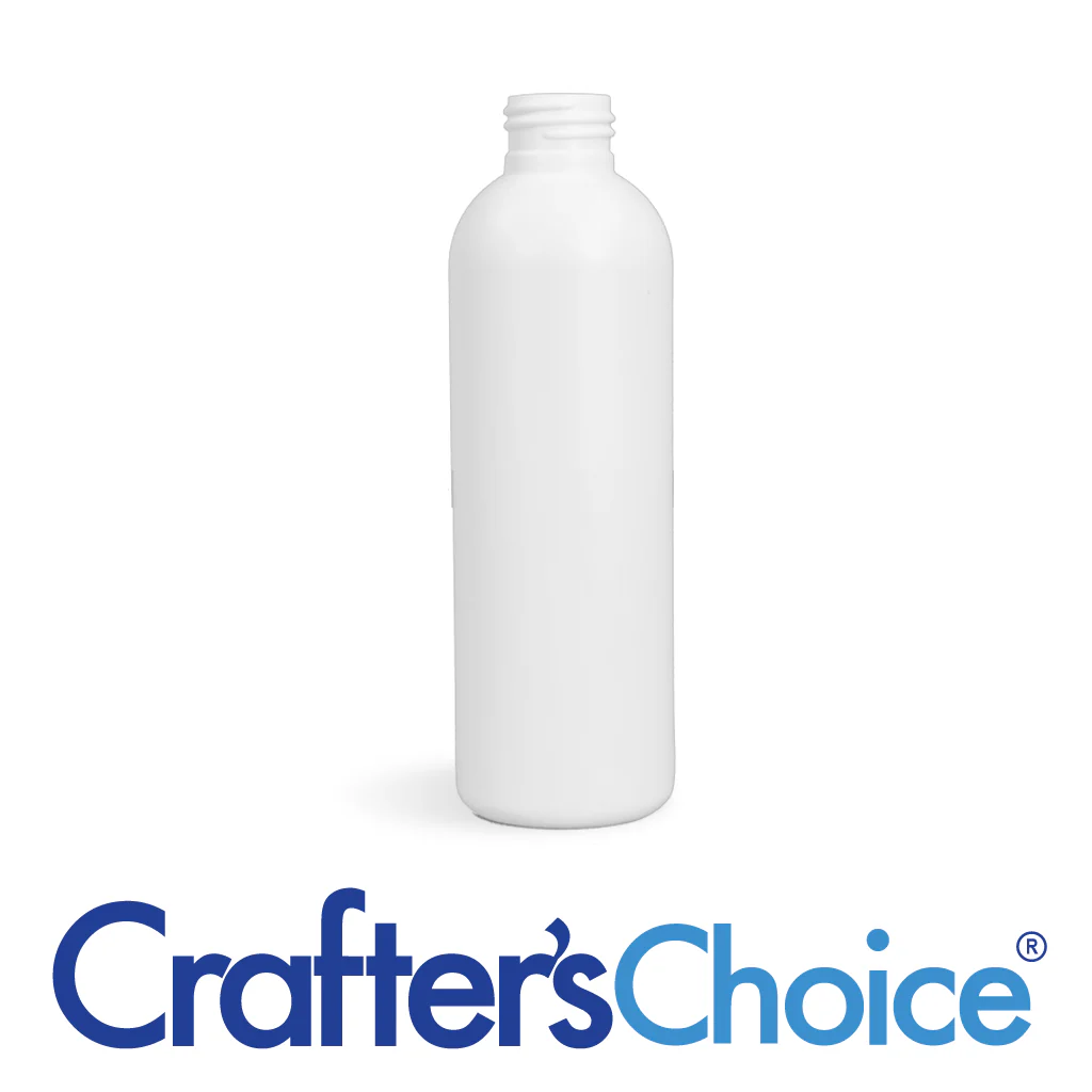 4 oz White HDPE Bullet Bottle - 20/410
