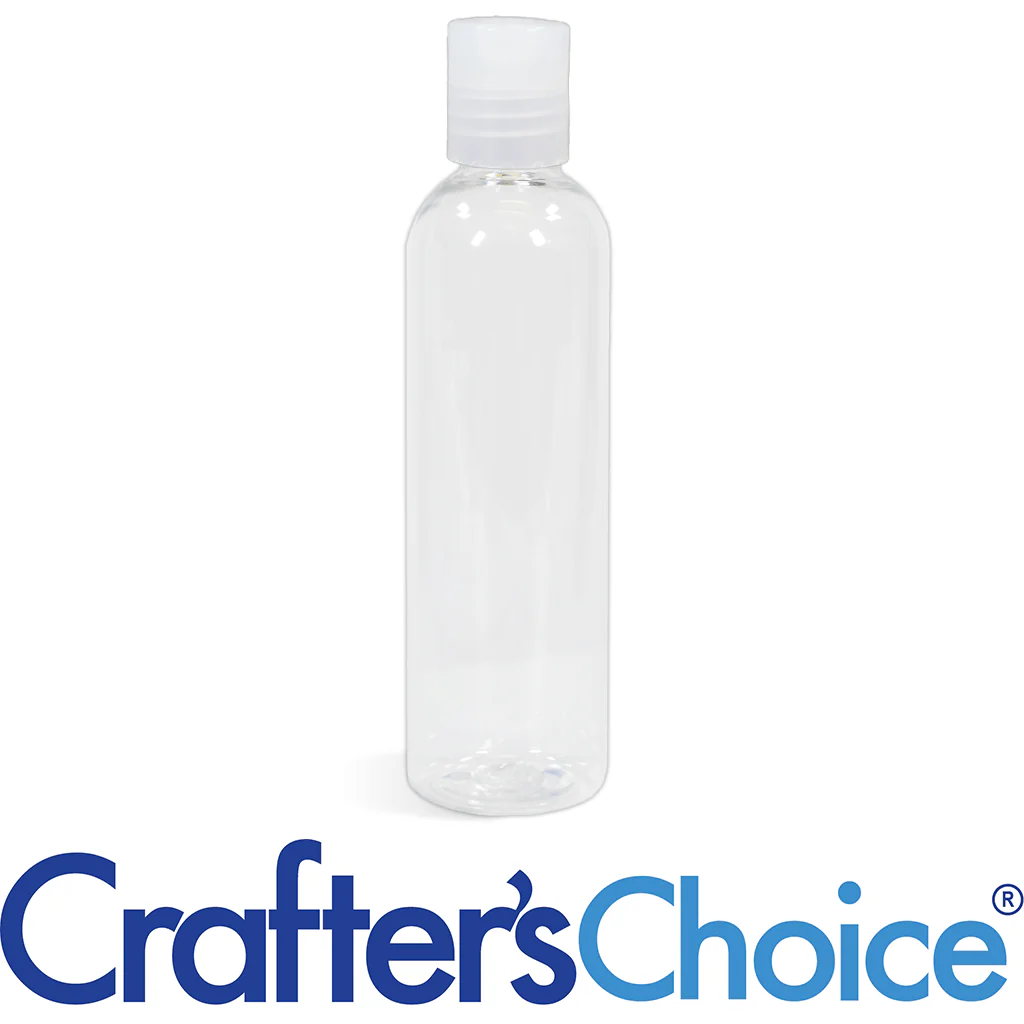 8 oz Clear Bullet with Natural Disc Top Set