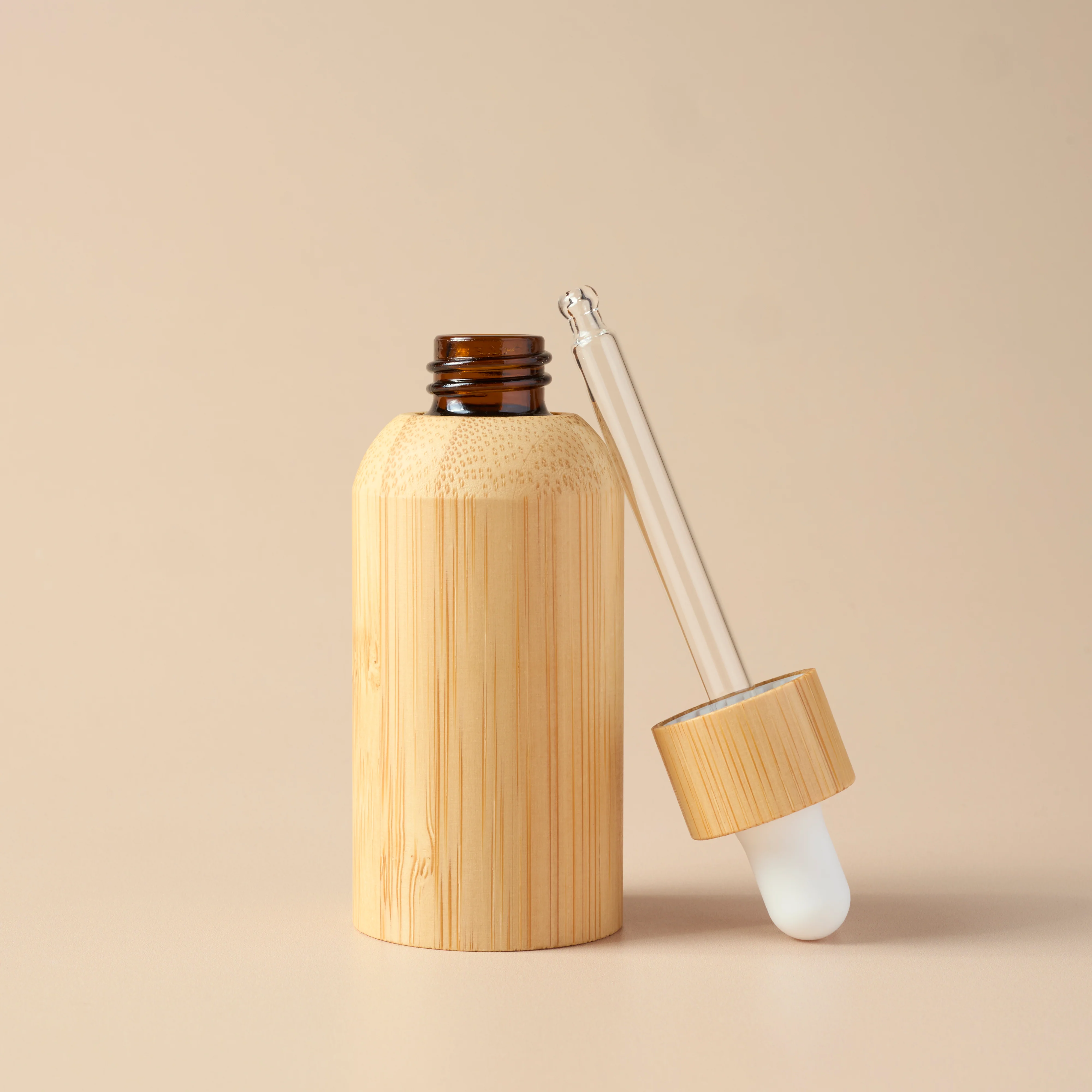 1 oz Bamboo Dropper Bottle - Image 2