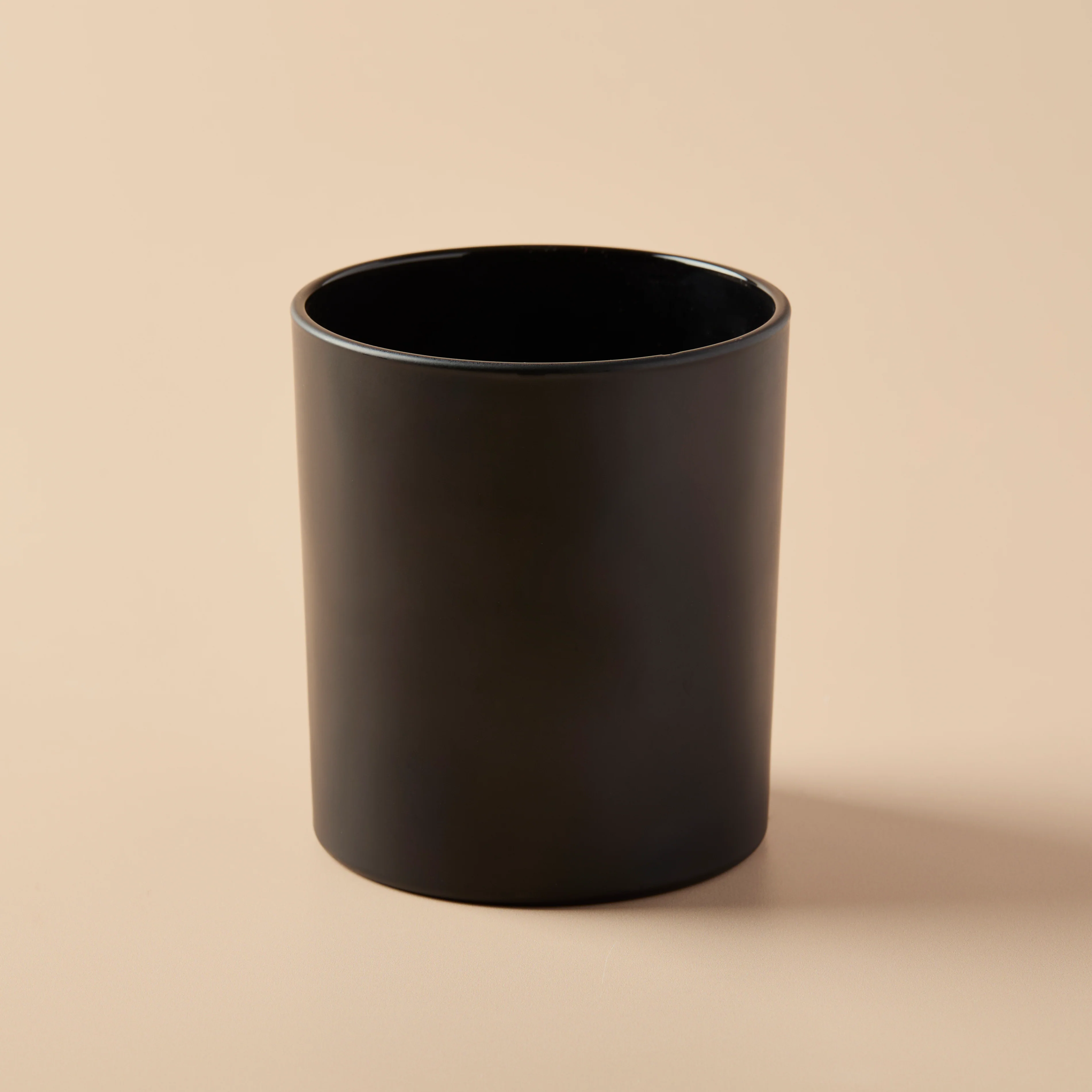 10 oz Matte Black Glass Tumbler Jar - Image 3