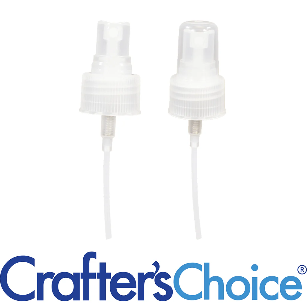 20/410 Natural Ribbed Sprayer Top - Clear Cap