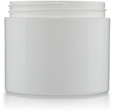 4 oz White Jar: Straight Base - 70/400