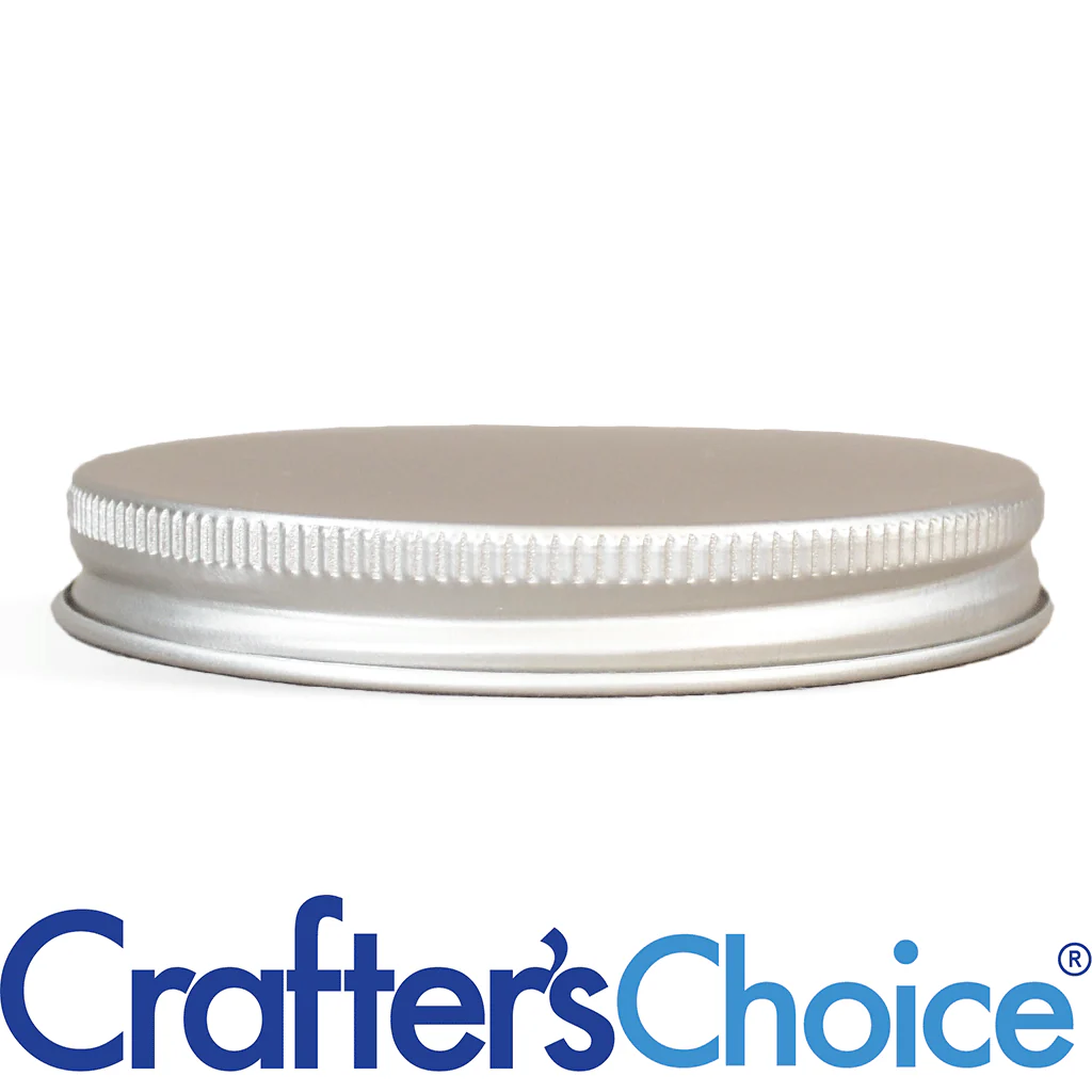 70/400 Silver Metal Basic Top Cap - Foam Liner