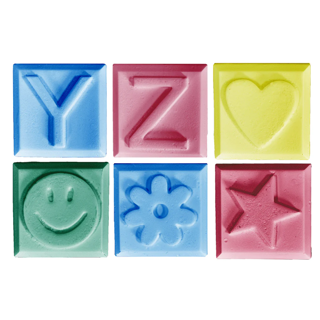 Alphabet Block Soap Mold - Y to Z (Special Order)