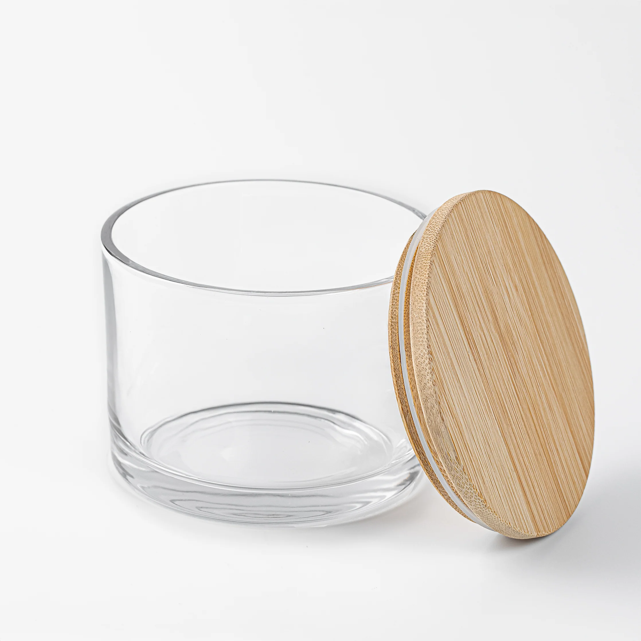 Bamboo Lid - 3-Wick Tumbler Jar - Image 2