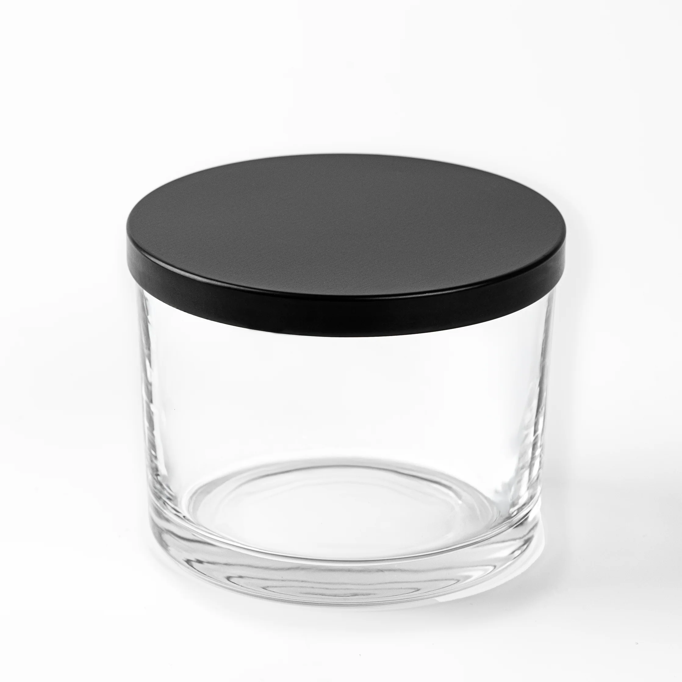 Black Metal 3-Wick Candle Jar Lid - Image 3