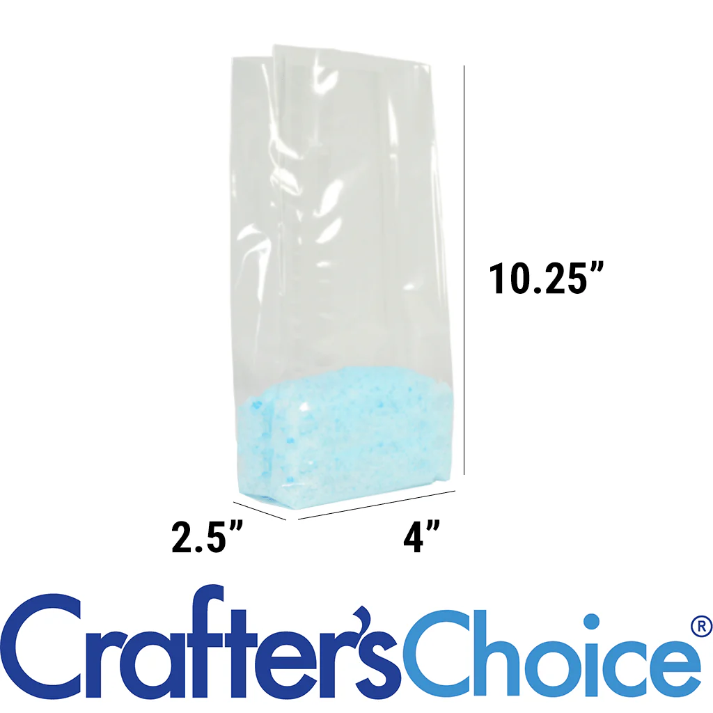 Clear Cello Bag (4" x 2.5" x 10.25")