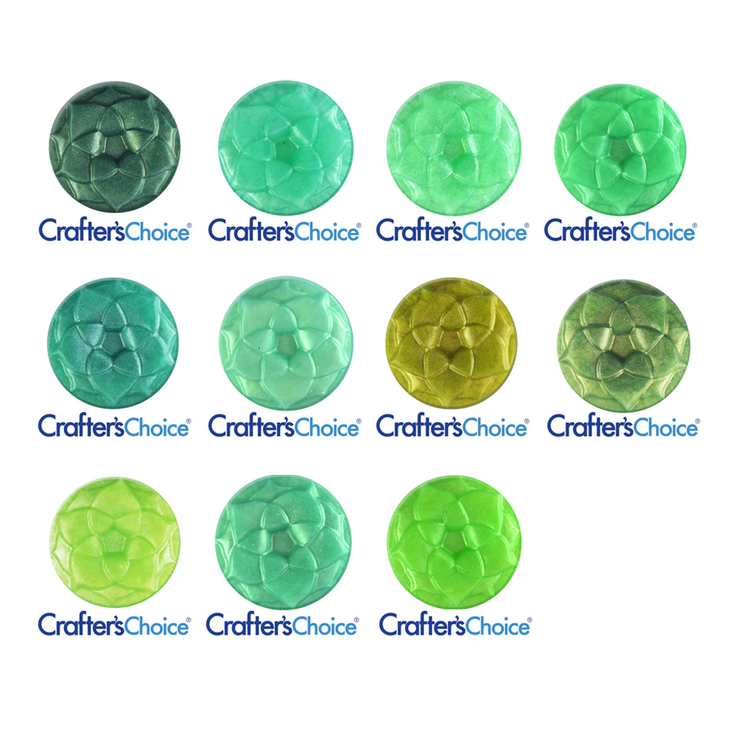 Green Mica Powder Sample Set