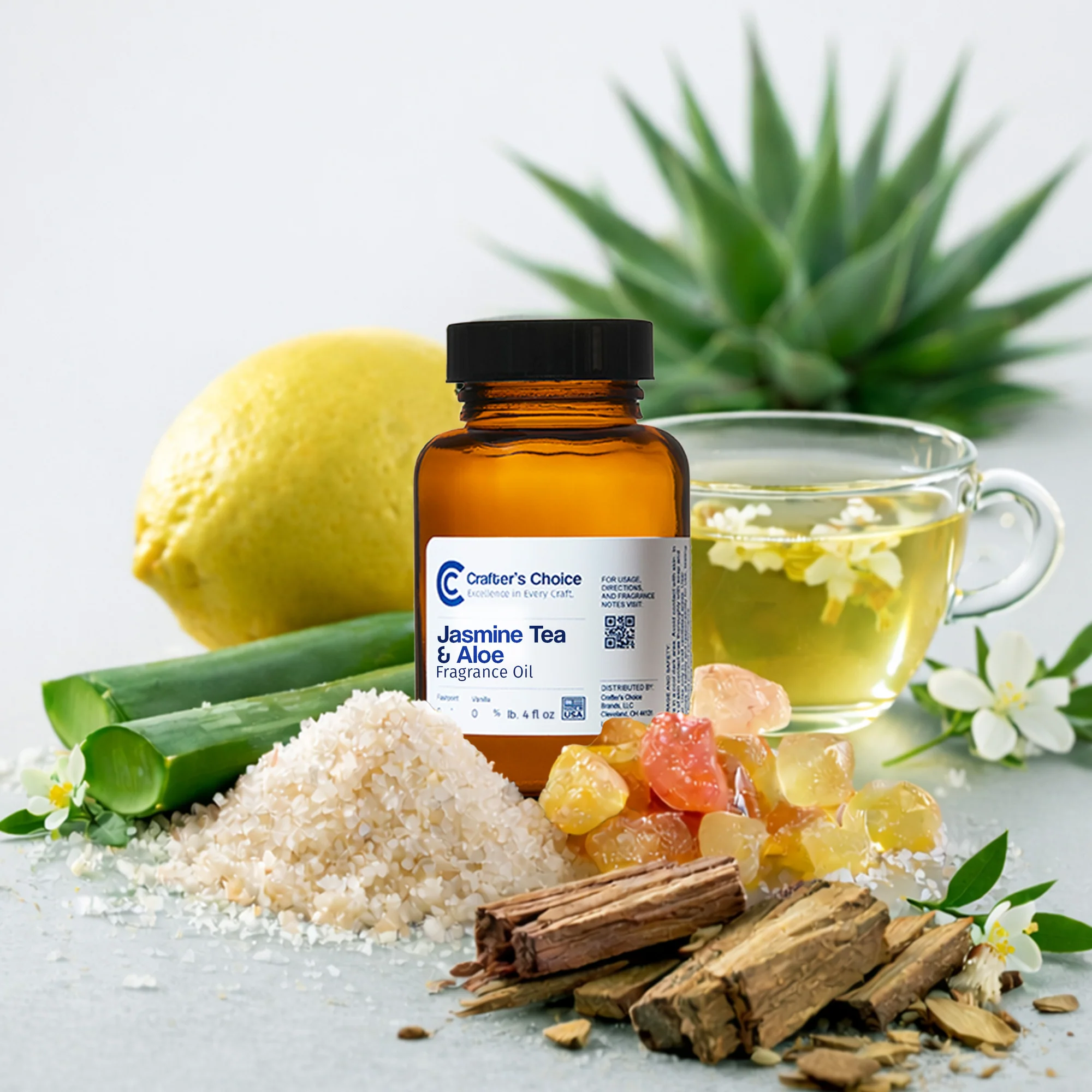 Jasmine Tea & Aloe Fragrance Oil 1207 - Image 3