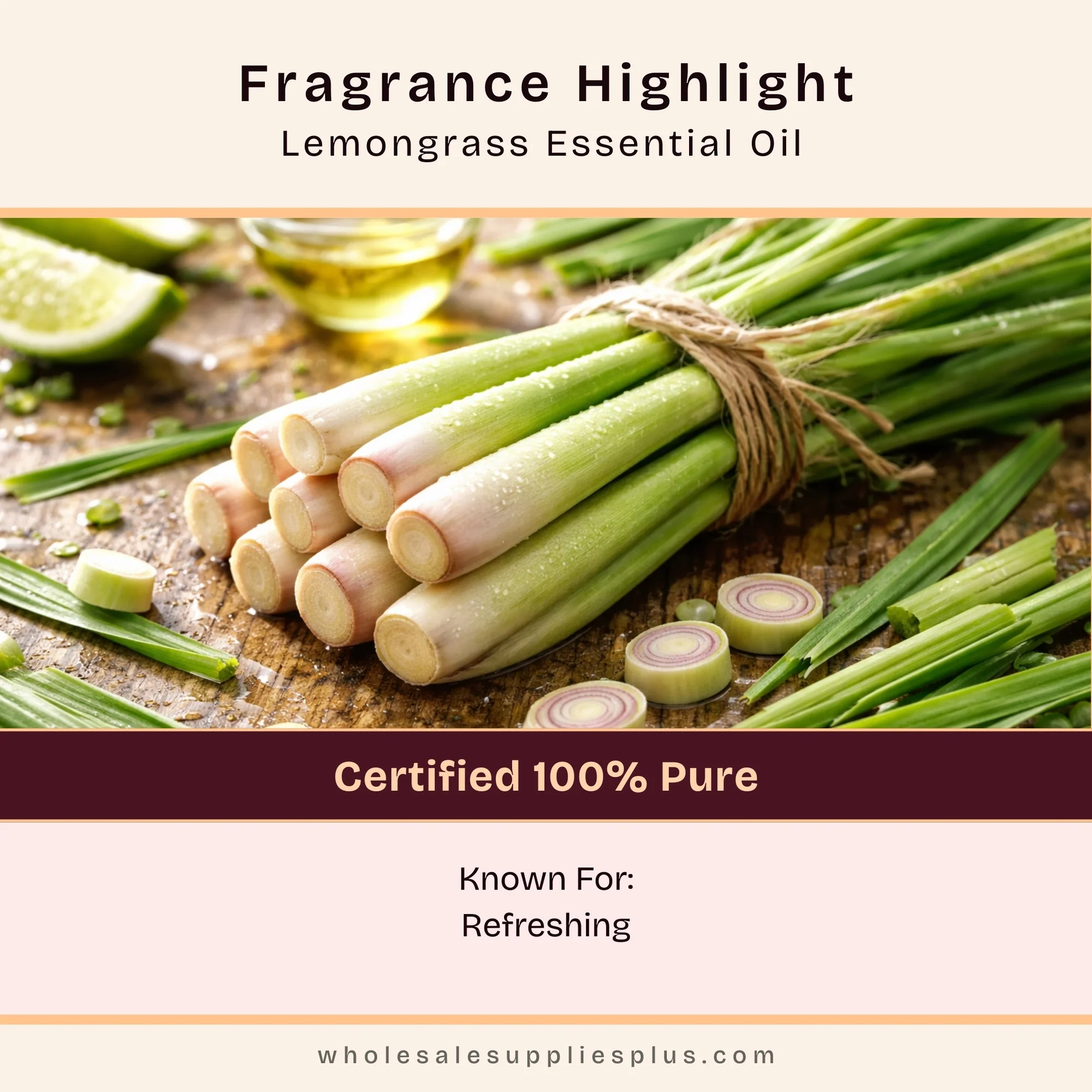 Lemongrass Essential Oil - 100% Pure 138 - Image 2