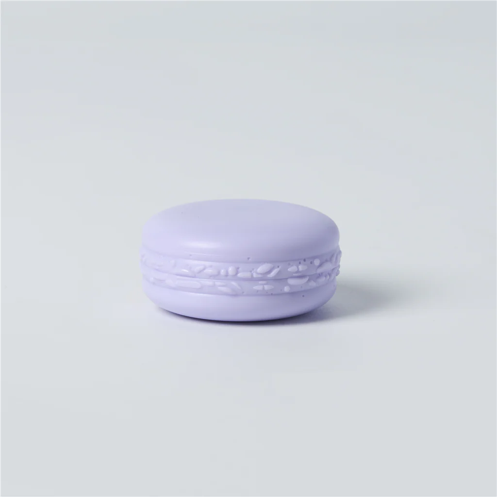 Macaron Plastic Jar & Lid - Lavender