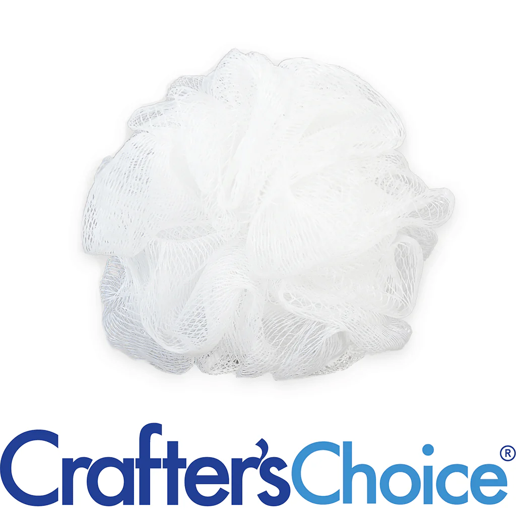 Premium Nylon Puff - Small, White