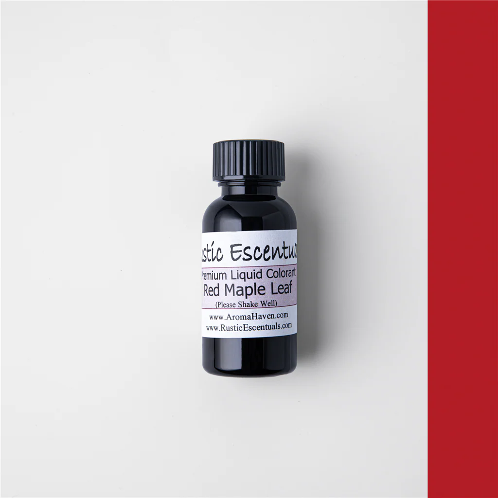 Red Maple Leaf Premium Liquid Colorant - Candle