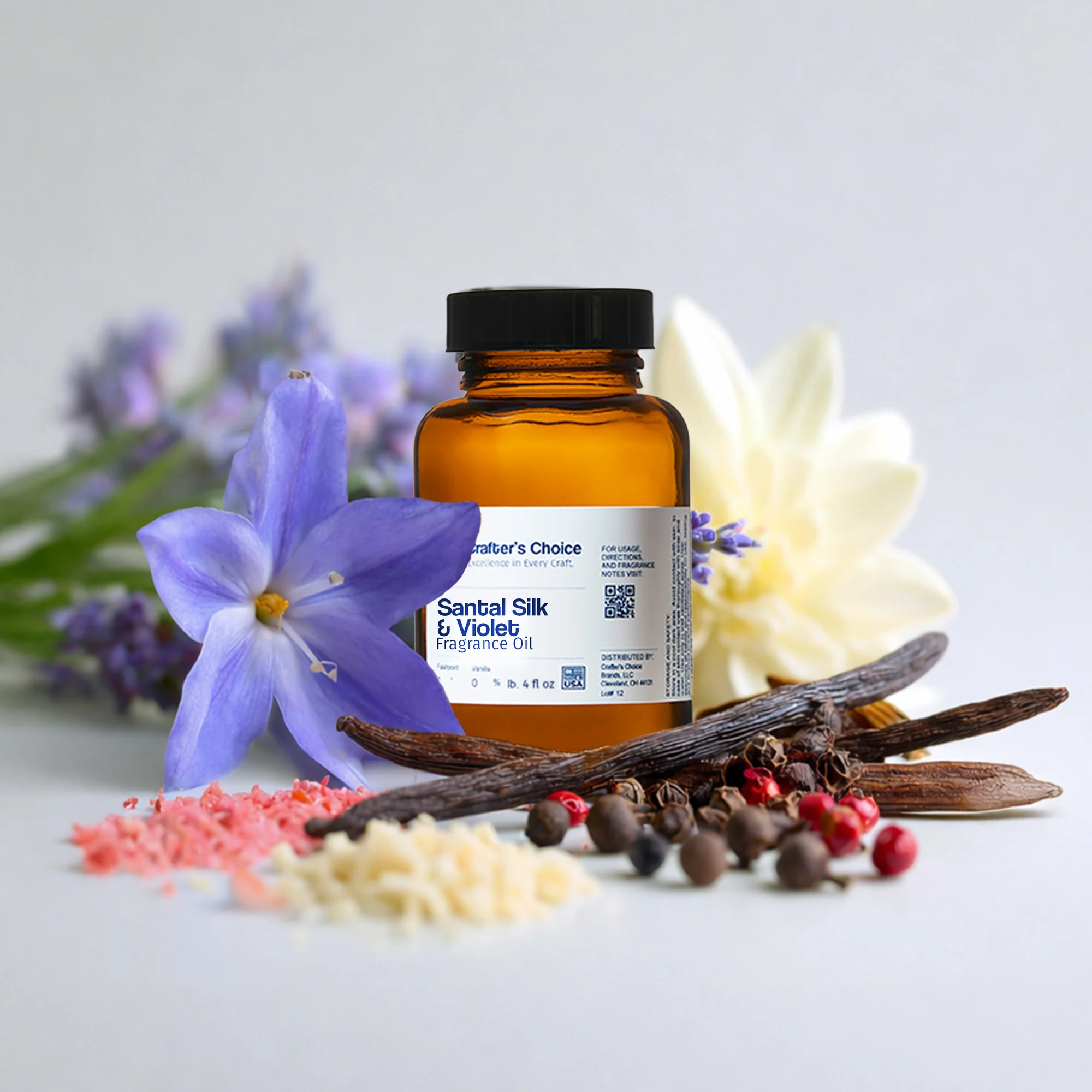 Santal Silk & Violet Fragrance Oil 1213 - Image 3