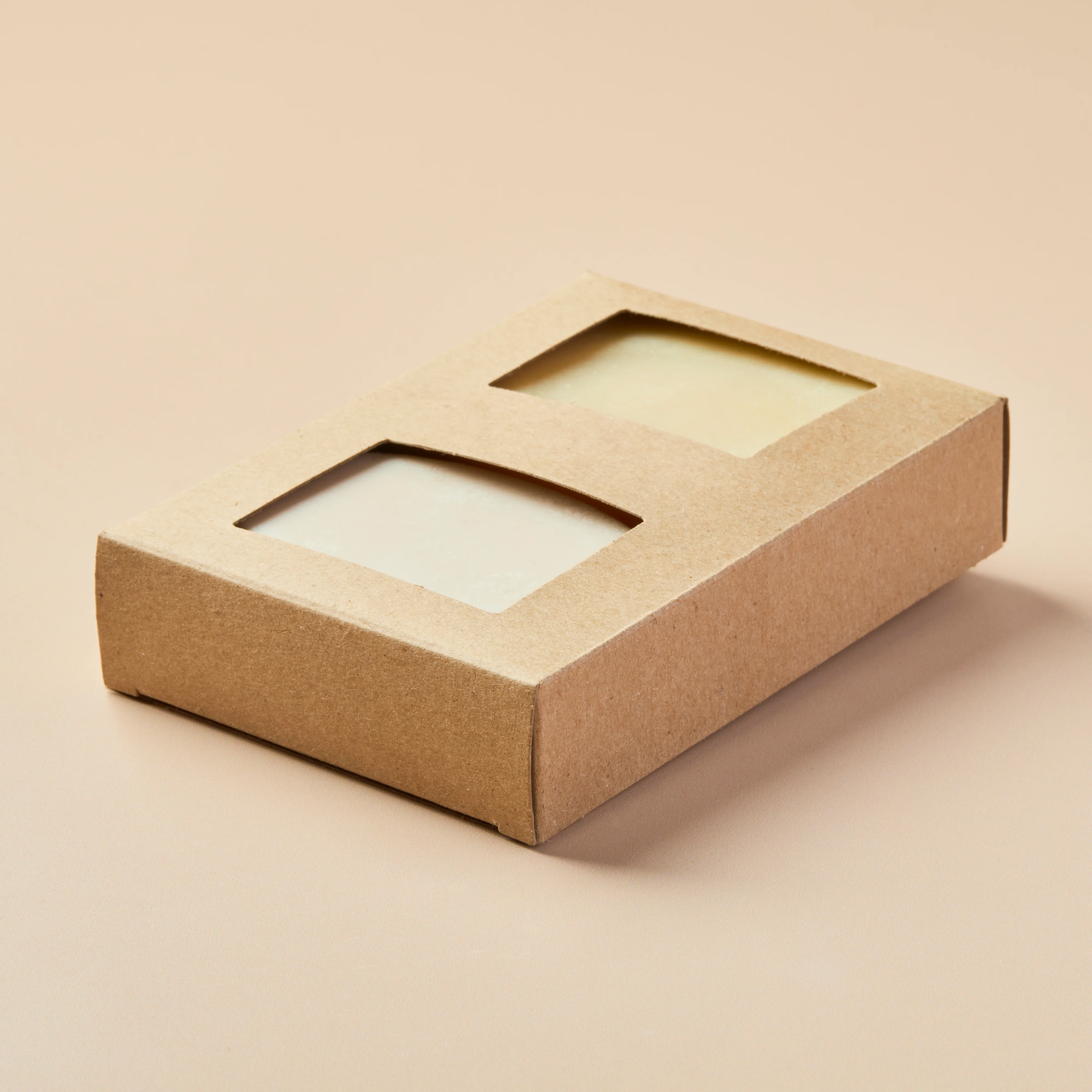 Soap Box - Double Bar with Windows (KRAFT COLOR) - Image 3