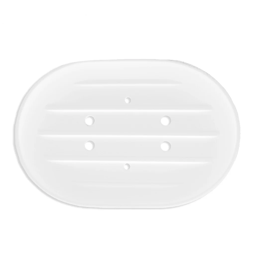 Soap Dish - Oval, White