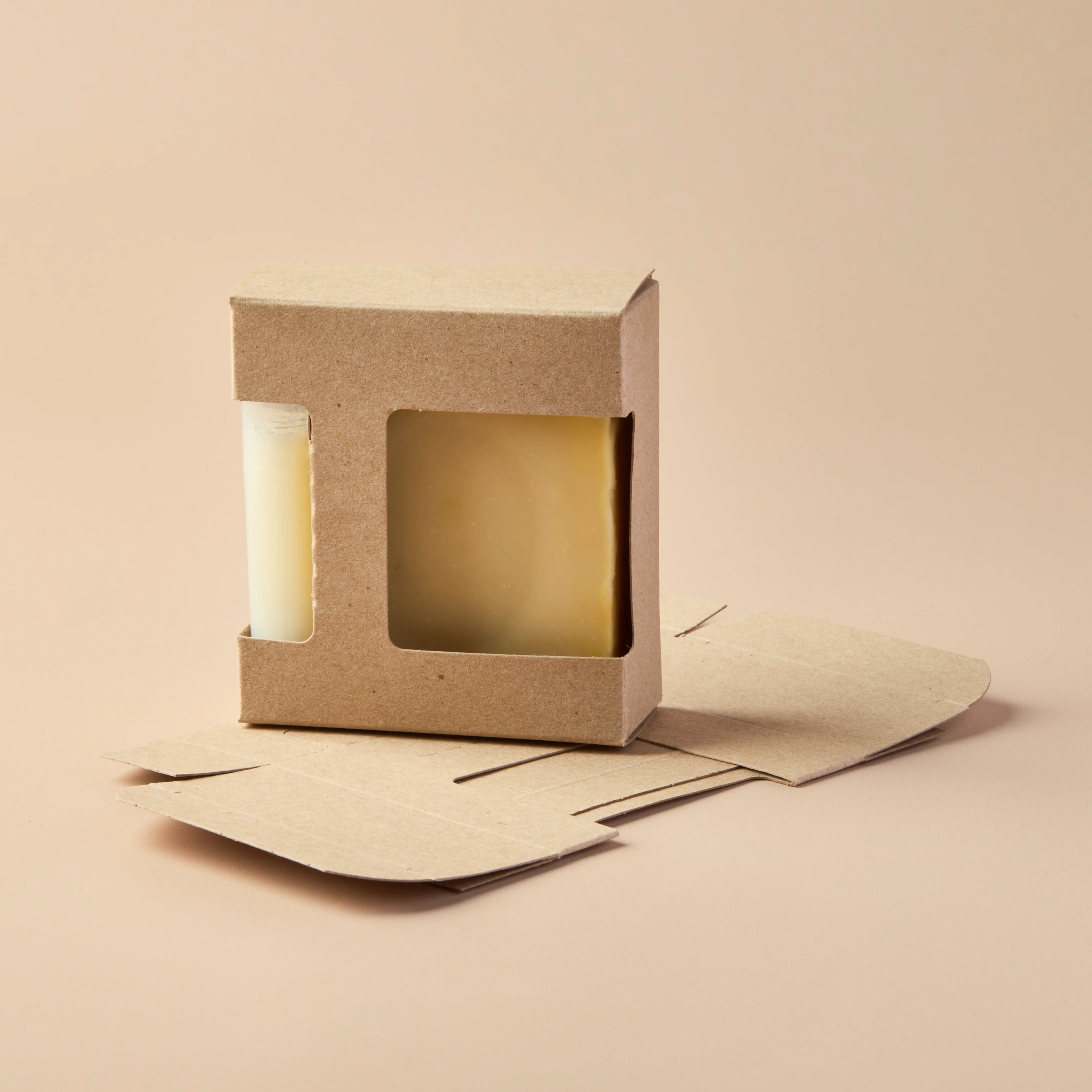 Soap & Lip Tube Combo Box (KRAFT COLOR) - Image 3