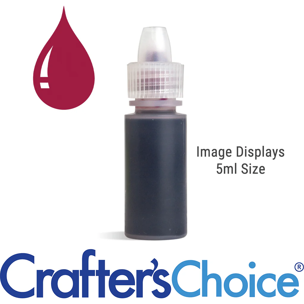 Stained Glass Strawberry Red Liquid Color