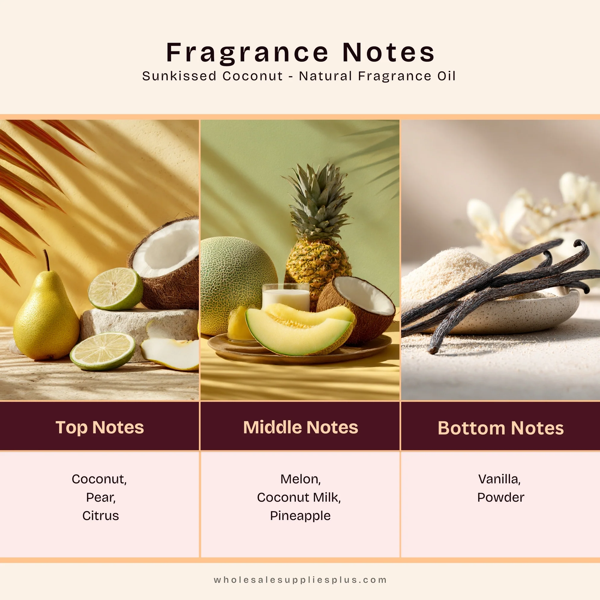 Sunkissed Coconut - Natural Fragrance Oil 1234 - Image 2