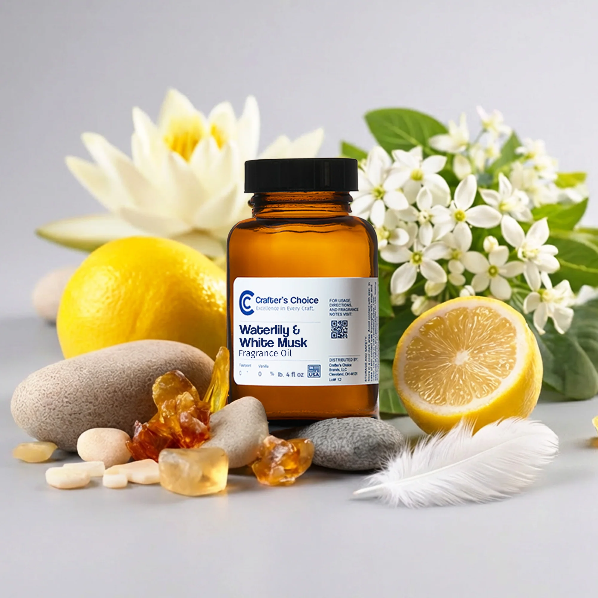 Waterlily & White Musk Fragrance Oil 375 - Image 3